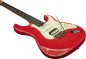 Preview: EKO - GEE AIRE-RELIC-RED Relic - Aire Relic Fiesta Red, E-Gitarre, ST-Style