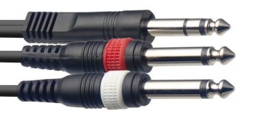 STAGG - Y-Kabel, Klinke/Klinke (m/m), 6 m