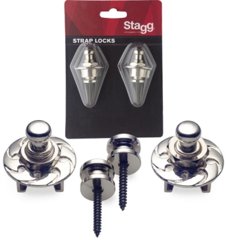 STAGG - STRAP BUTTONS & LOCKS - CHROME