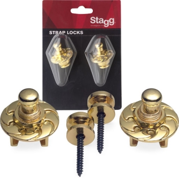 STAGG - STRAP BUTTONS & LOCKS - GOLD