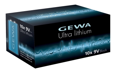 GEWA Batterie - 9V - pro Stück