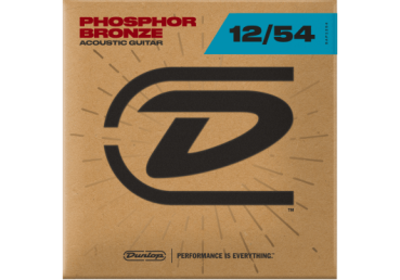 DUNLOP - CDU DAP1254 Sätze - Phosphor Bronze Acoustic Guitar Strings LIGHT 12-54