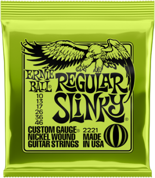 ERNIE BALL Saitensatz, Slinky Nickel, Regular 10-46