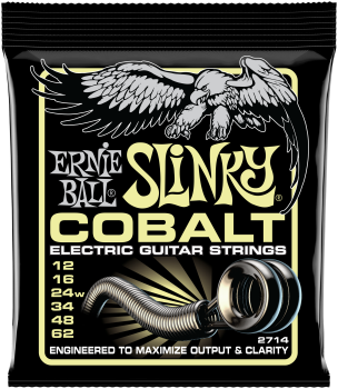 ERNIE BALL Saitensatz, Slinky Cobalt, Mammoth .012-.062