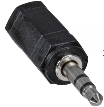 Audio Adapter, 2,5mm Klinke Buchse an 3,5mm Stecker, Stereo