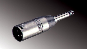 Adapter XLR(M) / Klinkenstecker