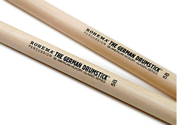 Rohema 5B Hickory CLassic Series Drum Sticks