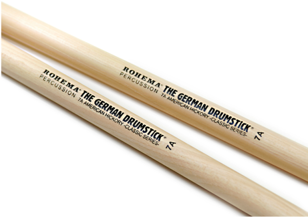 Rohema 7A Hickory Classic Series Drum Sticks