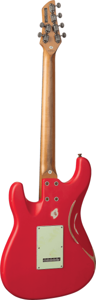 EKO - GEE AIRE-RELIC-RED Relic - Aire Relic Fiesta Red, E-Gitarre, ST-Style