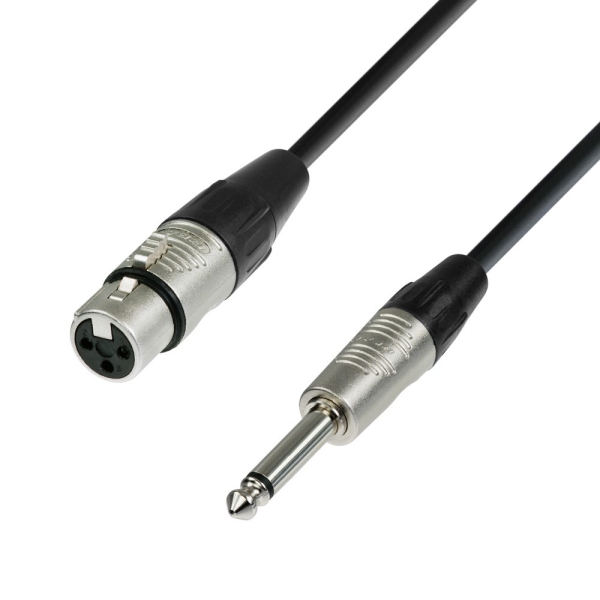 Adam Hall Cables 4 STAR MFP 0300 Mikrofonkabel | Rean® XLR Female x Klinke TS | 3 m