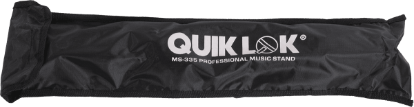 QUIKLOK - TQM MS335WB MS335WB Leichter Notenständer, schwarz + Nylonhülle