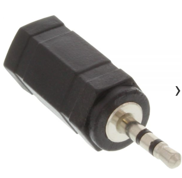 Audio Adapter, 2,5mm Klinke Stecker zu 3,5mm Buchse, Stereo