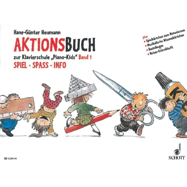Piano Kids 1 Das Aktionsbuch von Hans-Günter Heumann